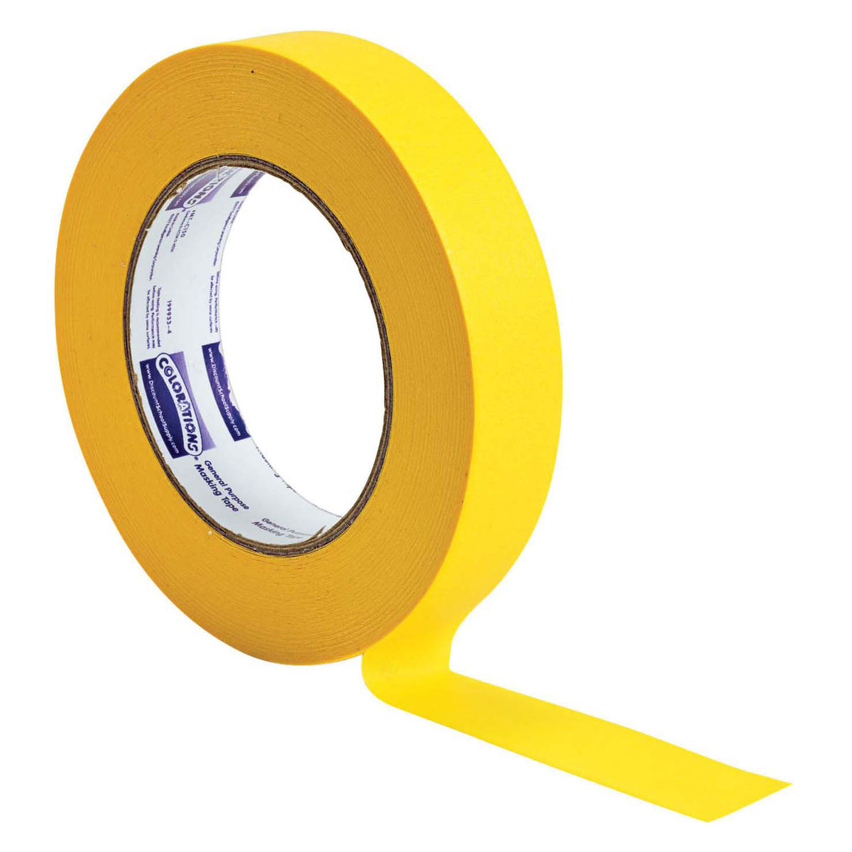 Kolorystyka - taśma maskująca 2,5 cm - żółta