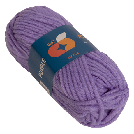 Kolorystyka - włóczka akrylowa 4 mm - 50gr - fiolet