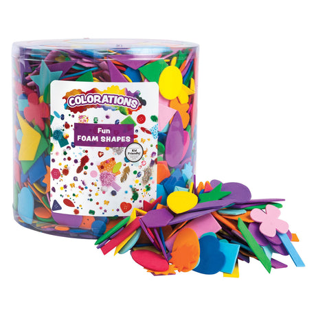 Kolorowanki - kształty z pianki - 227gr.