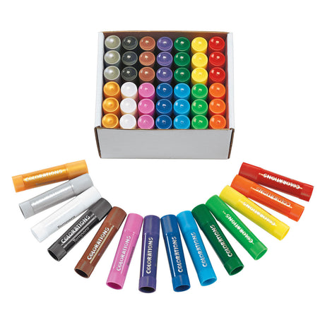 Koloryzacje - tempera w sztyfcie w 14 kolorach - 42 szt.