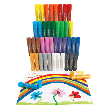 Koloryzacje - tempera w sztyfcie w 14 kolorach - 42 szt.