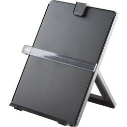 Uchwyt na dokumenty Fellowes - mieści 125 kartek - ergonomiczny - z czytnikiem liniowym - czarny