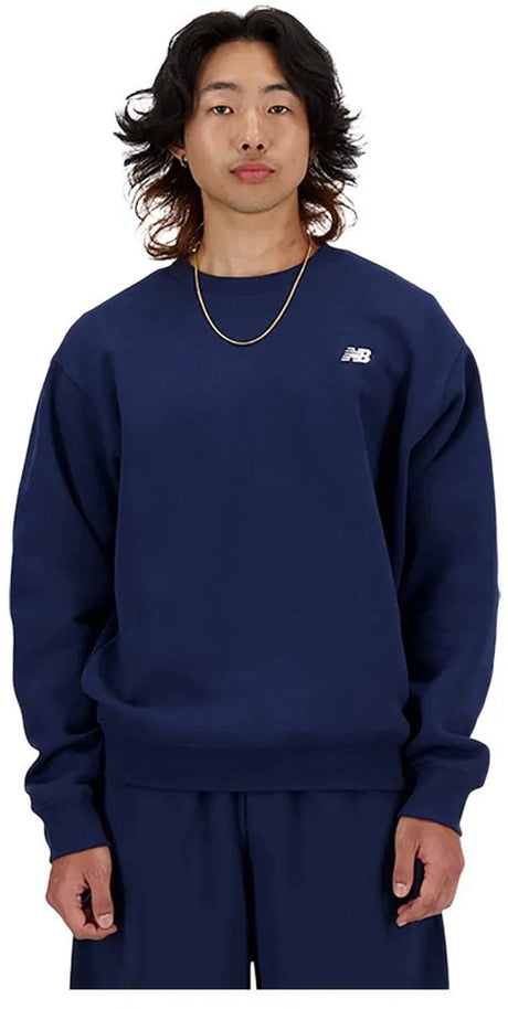 Męski sweter z polaru New Balance Sport Essentials - granatowy