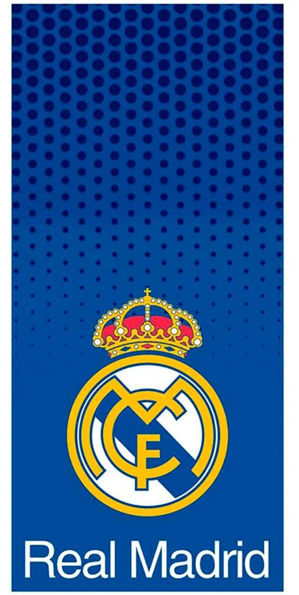 Real madrid cf real madrid handdoek blauw