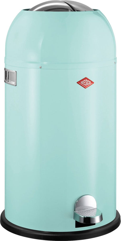 Kosz na śmieci Wesco kickmaster | kosz na pedały | 33 litry | metal - mięta | kosz na śmieci - wyprodukowany w Niemczech