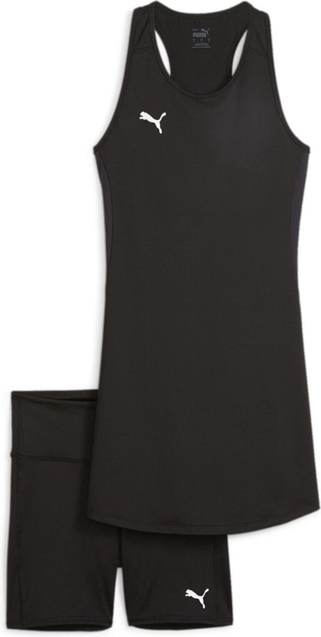 Damska sukienka sportowa Puma Teamgoal Dress - czarno-biała