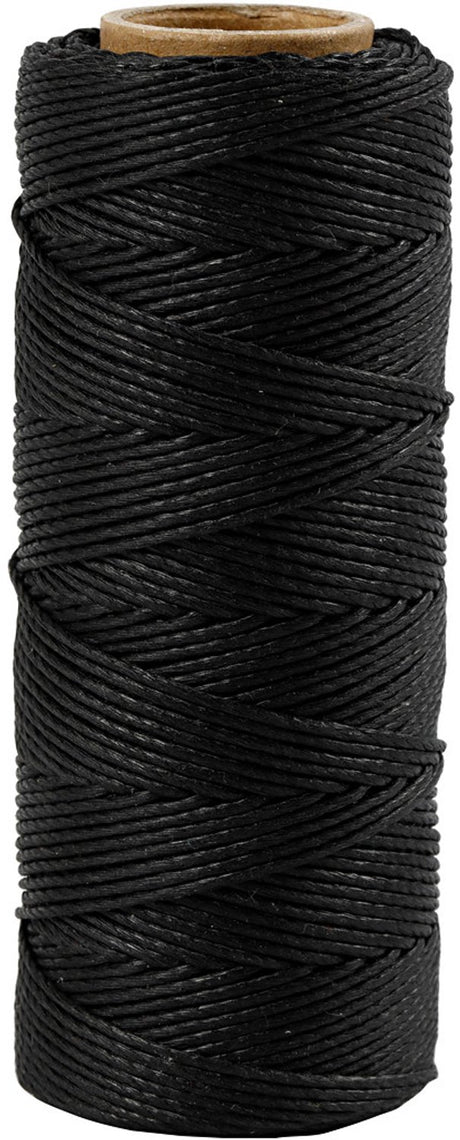Sznurek bambusowy firmy Creativ 1 mm czarny 65 m
