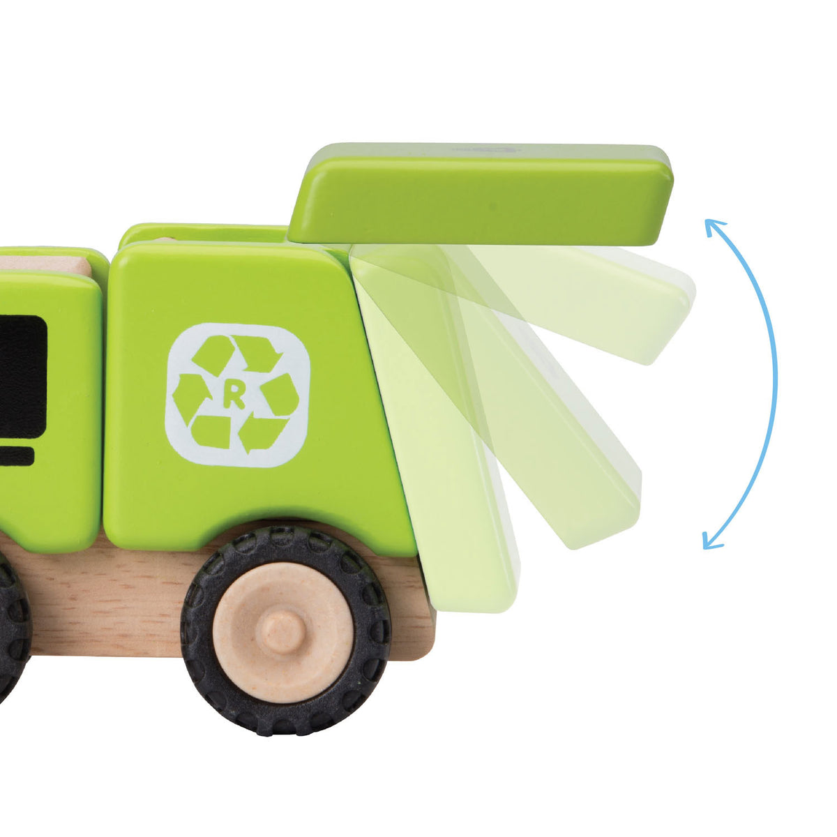 WonderWorld Wooden Garbage Truck