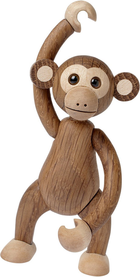 Spring copenhagen wooden figure animal monkey jolly 52g h10.8w5.8xl4.2 cm (made in vietnam) speelgoedfiguur kinderen en volwassenen