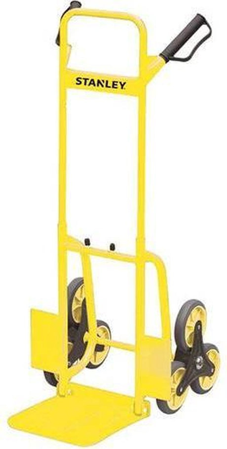 Składany wózek ręczny Stanley ft521 - składany wózek transportowy z 6 kołami ręcznymi - max. ładowność 120kg - metal - 68 x 49 x 113 cm - składany wózek ręczny