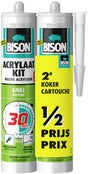 Zestaw akrylowy Bison szybki 30 minut biała tuba 2x 300 ml