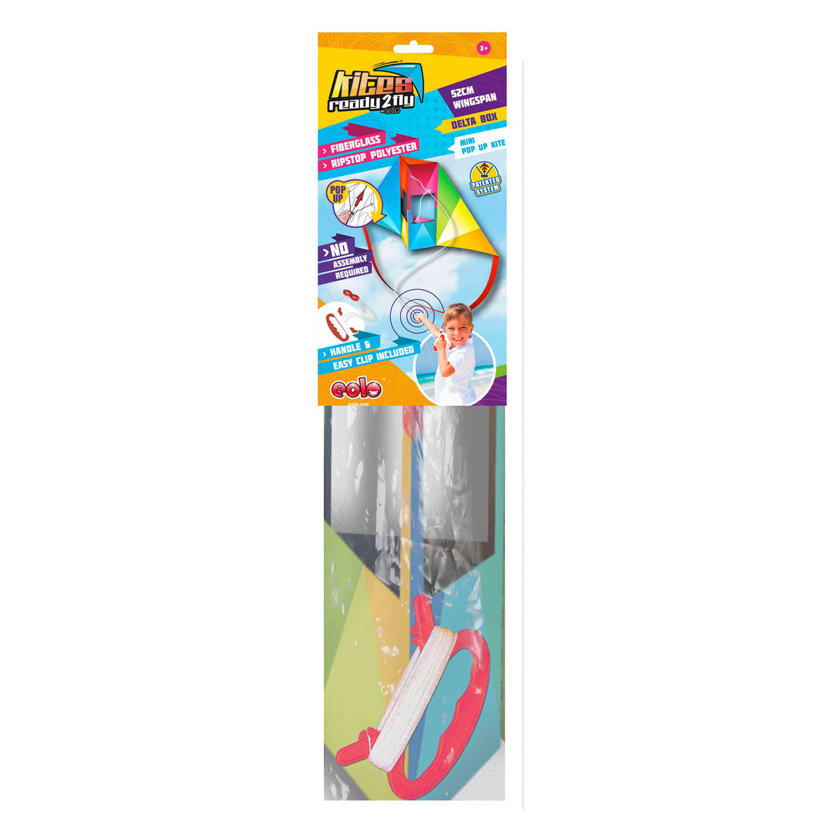 Latawce gotowe 2 muchy - pop -up mini nylon vlieger deltabax