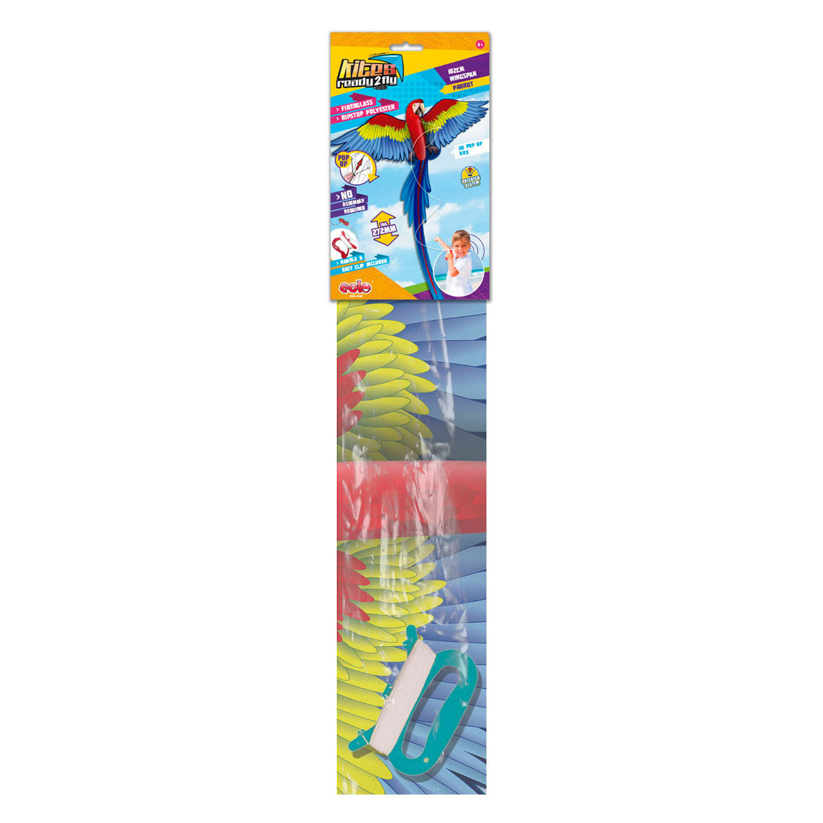 Latawce Ready 2 Fly - Pop -up 3D Vater Papegaai