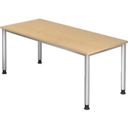 Młotek biurkowy Bach hs19 3 s aluminium, płyta wiórowa pokryta melaminą beż, szary