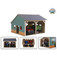 Kids Globe Shed na 2 ciągniki, 1:16