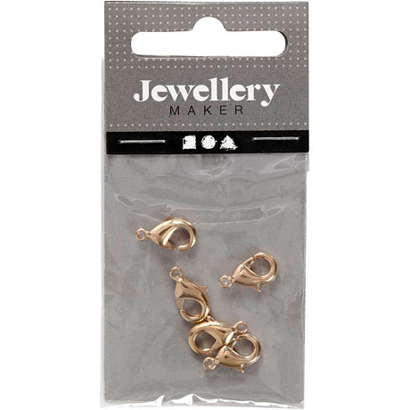 Firma Creativ Carabiner Hooks Gilded, 5st.