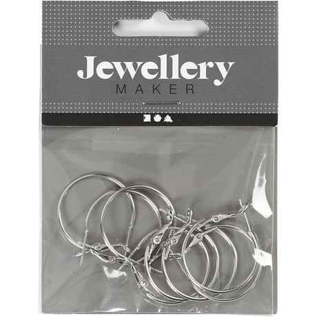 Kolczyki Creativ Company Silver, 8.