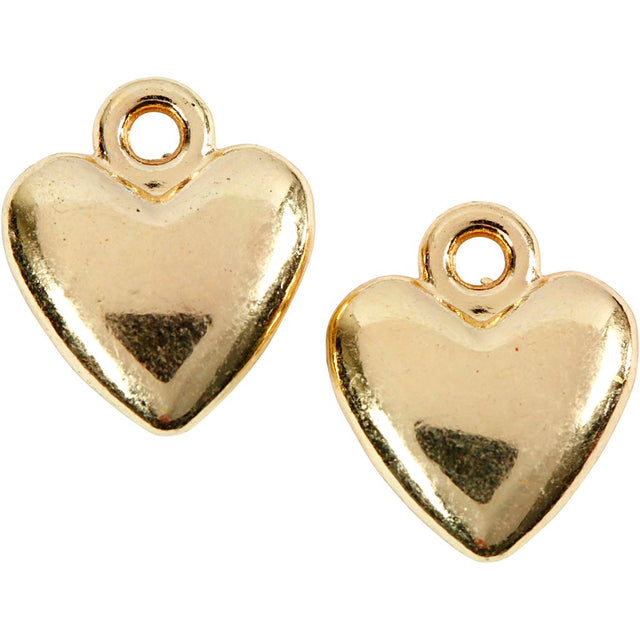 Https: www.cchobby.nl zawieszka-w kształcie serca-rozmiar-13x15-mm-pozłacana-10-części-1-pudełko