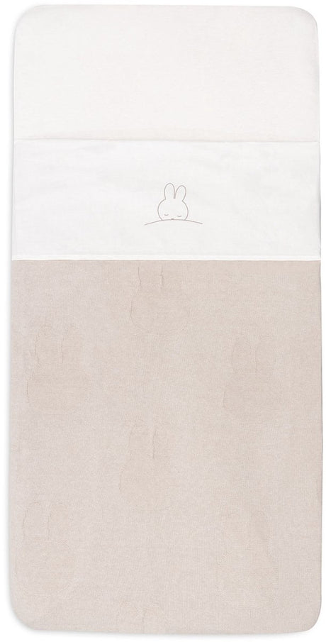 Jollein x nijntje laken wieg 75x100cm sleepy miffy - funghi