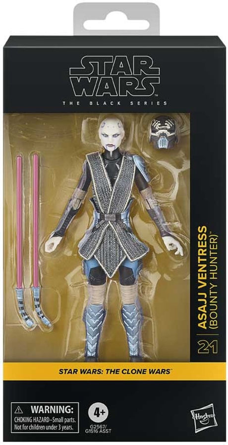 Hasbro Star Wars The Clone Wars Black Series asajj ventress - figurka 15 cm