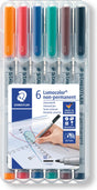 Długopis nietrwały Staedtler lumocolor m - pudełko 6 szt