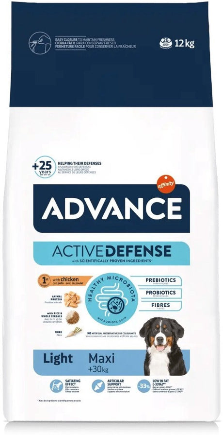 Advance Maxi Light karma dla psów 12 kg