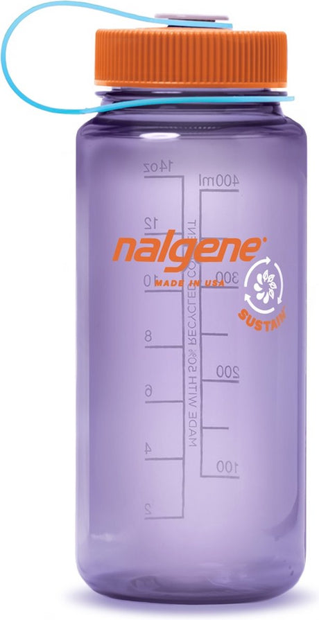 Nalgene - butelka z szeroką szyjką - butelka do picia - butelka na wodę - szczelna - 500 ml - bez BPA - podtrzymania - ametyst