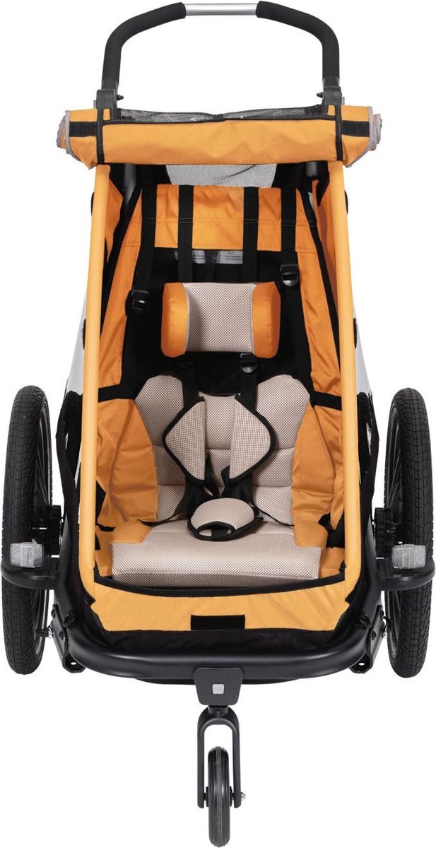 Fotel XLC BSX125 Monos z paskiem - pomarańczowy