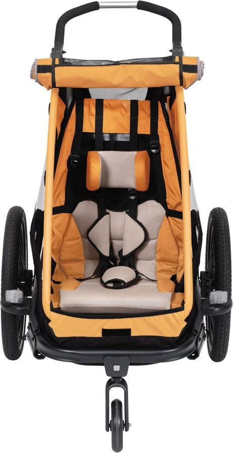 Fotel XLC BSX125 Monos z paskiem - pomarańczowy