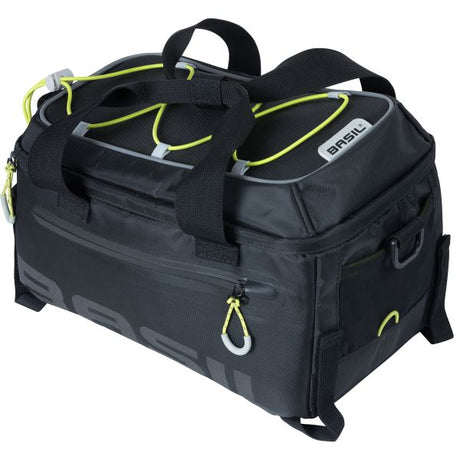 Basil Miles Trunkbag - Sportowa czarna torba biznesowa dla funduszy sportowych - 7L - Czarna wapno