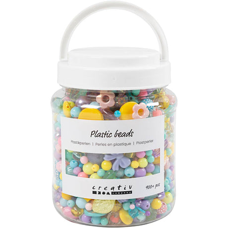 Creativ Company Plastic Beads Różne kolory, 700 ml