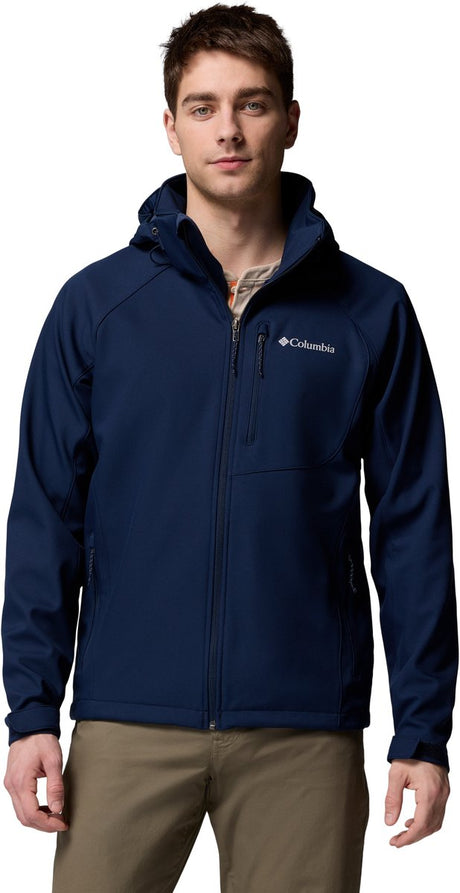Męska kurtka outdoorowa typu softshell Columbia Cascade Ridge™ iii - granatowa kolegiata
