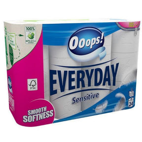 Ups! papier toaletowy codzienny 3-warstwowy opakowanie 24 rolki