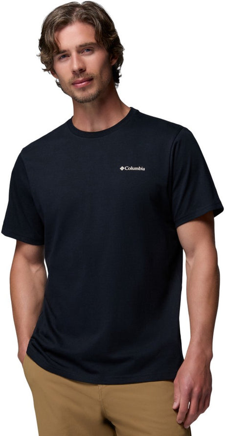 Męska koszula outdoorowa Columbia csc™ outdoor back Graphic tee – czarna, sunscape