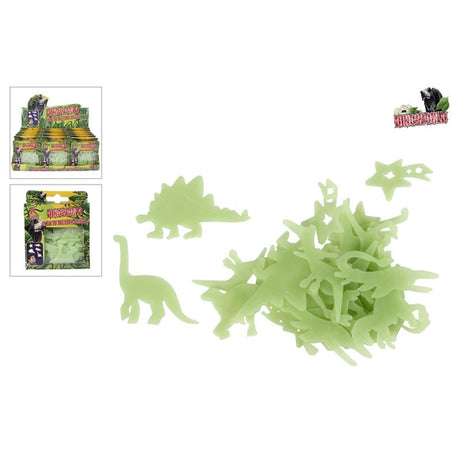 Dinoworld świecące w ciemności dinozaury 24 sztuki w pudełku