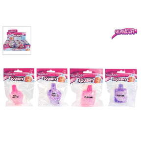 Glamour squishy butelka perfumowana do paznokci lakier do paznokci 7cm 2 różne kolory