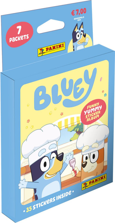 Panini – bluey 3 blister – karty kolekcjonerskie – 35 naklejek