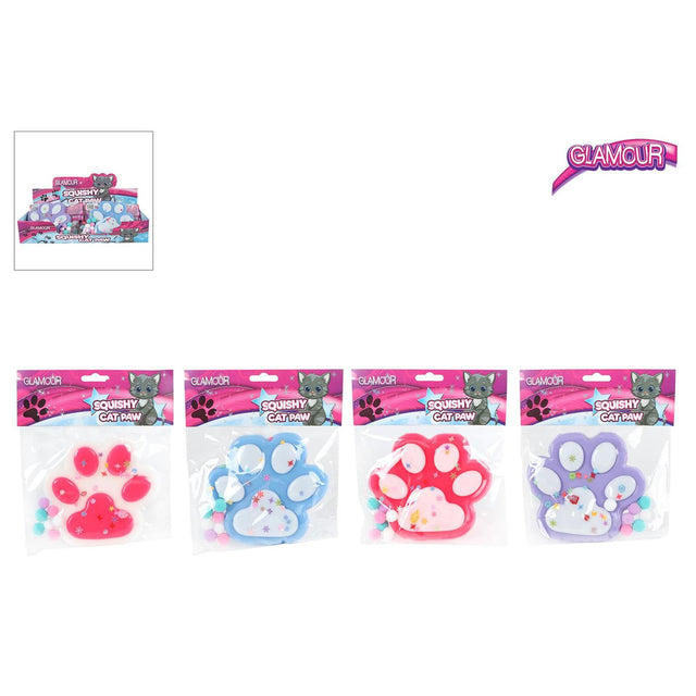 Glamour squishy mega łapa kota 12,5 cm 4 różne kolory
