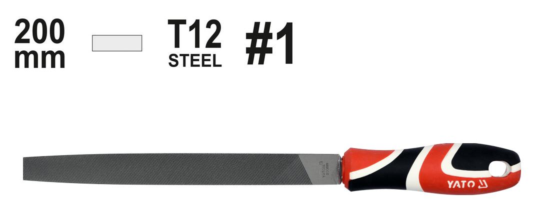 Yato plat metalen bestand 200mm #1 62229