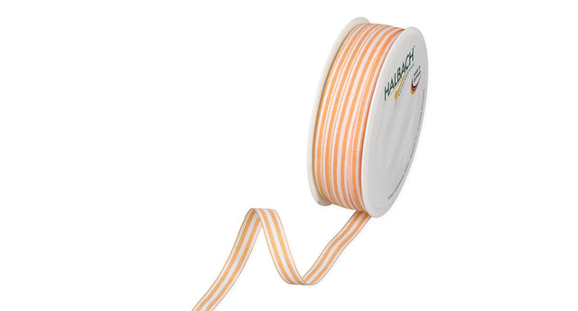 Rol strip linten 10mm 35mtr orange white