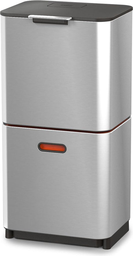 Inteligentny kosz na śmieci Joseph Joseph totem max - 60 l - srebrny