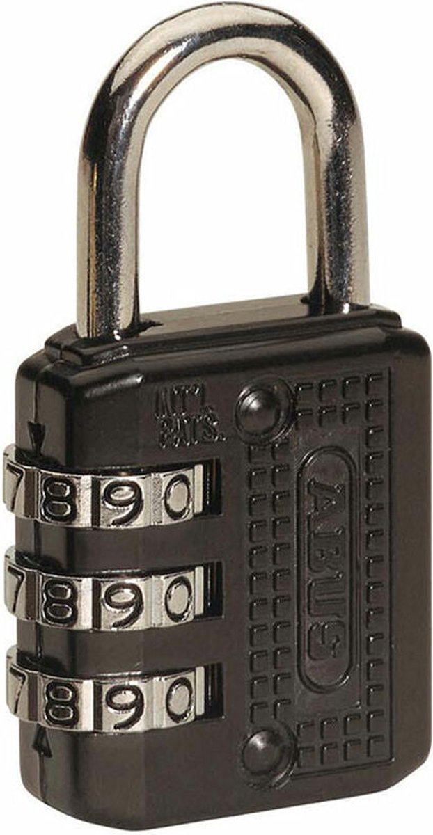 Zamek szyfrowy Abus 715 20 stal czarna cynk (2 cm)