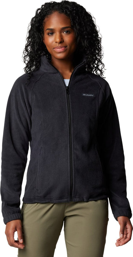 Damski sweter outdoorowy Columbia Benton Springs™ z zamkiem błyskawicznym na całej długości - czarny