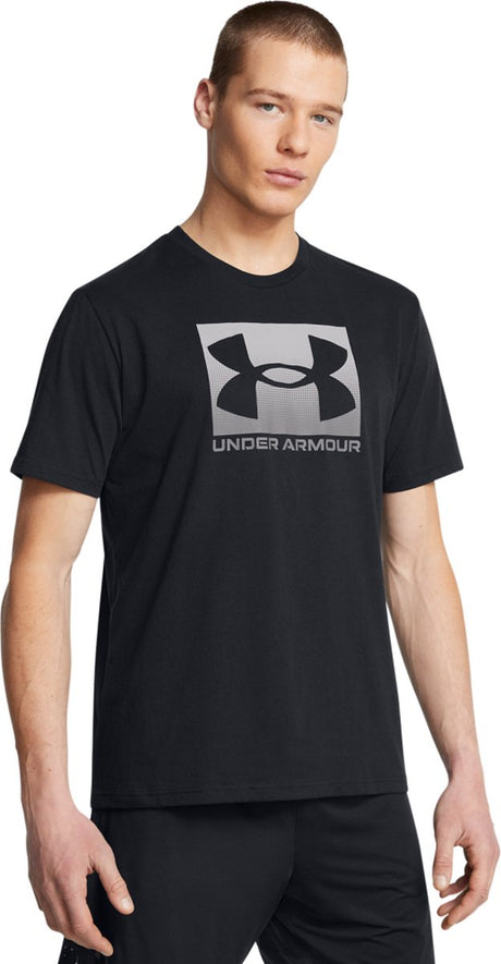 Męska koszulka sportowa Under Armour UA M Boxed Sports Update SS-BLK – czarny – grafitowy
