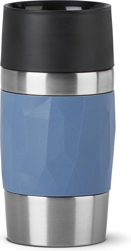 Kubek podróżny Tefal Compact - termos - 0,3l - niebieski - szczelny - nadaje się do gorących i zimnych napojów