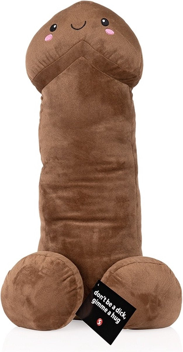Strzały - s-line sli216brn - pluszowy penis - 24'' 60 cm - brązowy