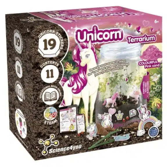 Oku science4you - terrarium jednorożca jednorożca w lesie