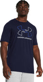 Under armour ua gl foundation update ss heren sportshirt - navy - royal - grijs l