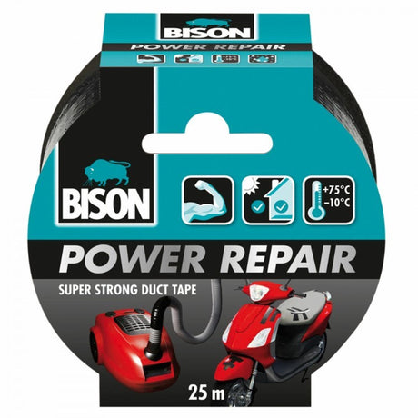 Taśma naprawcza Bison Power czarna 25mx4,8cm