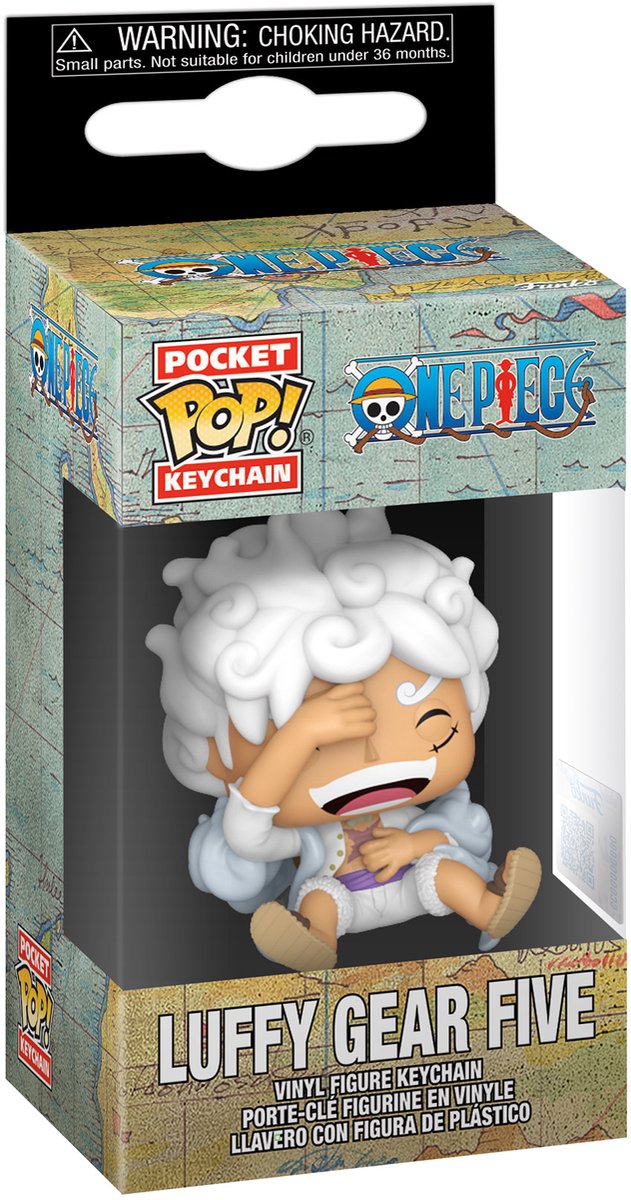 Jednoczęściowy Luffy Gear Five - (pocket pop!) unisex funko pocket pop! - neutralny - standardowy